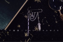 One Drawer Original Harry Potter Peripheral Magic Wand Crystal Brooch Pins for Birthday Gifts for Birthday Gifts