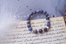 A drawer original 14k gold frosted blue stone star bracelet female (under the starry sky) birthday gift 38