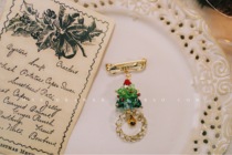 One drawer Original butterfly knot flower ring bell Birthday Tree Brooch Brooch Pins dont pin accessories Birthday Gifts