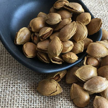 Small apricot kernel almond open apricot kernel local specialty Net red snack nut hand peeling thin shell 500g