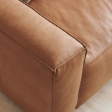 Современный и минималистичный кожаный ретро диван, воловья кожа