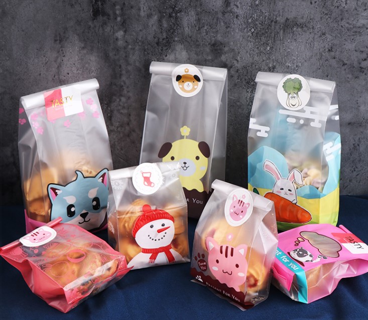 Kunming Tianyou baking packaging puppy Plessent DIY biscuit bag a copy of 50 without a sticker