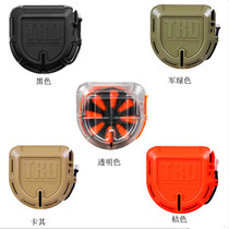 Outdoor travel portable tactical umbrella rope feeder outdoor emergency TRD fast umbrella rope cutting storage box