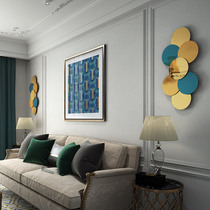 Blooming series bedroom light luxury decoration wall hanging metal wrought iron wall decoration living room sofa back background wall pendant