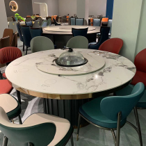 Commercial dining table steam hot pot table with multi-functional water-proof seafood pot and intelligent control hot pot table