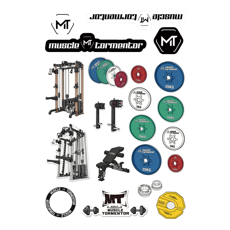 Mt Peripheral Stickers, Colorful Stickers, Waterproof and Sun-Resistant, No Residue Left Behind, Stickers for Fitness Equipment, Fitness Bench, Barbell Plate Stickers Mt Peripheral Stickers, Colorful Stickers, Waterproof and Sun-Resistant, No Residue Left Behind, Stickers for Fitness Equipment, Fitness Bench, Barbell Plate Stickers