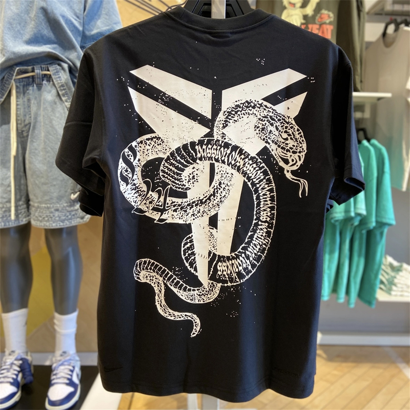 Nike Kobe Black Mamba Sports and Leisure Trendy Basketball Print Loose Short-Sleeved T-Shirt Im0372