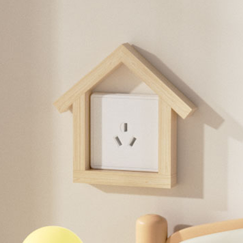 Solid Wood Switch Veneer Decorative Wall Sticker Socket Frame Protective Cover Household Anti-Electric Shock Cover Button Switch Cover-Up Solid Wood Switch Veneer Decorative Wall Sticker Socket Frame Protective Cover Household Anti-Electric Shock Cover Button Switch Cover-Up