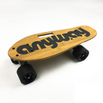 Six generations of anyway super cute hand Board mini skateboard portable small fish Board banana board skin