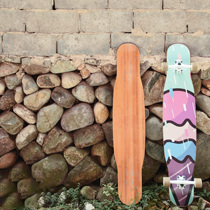 New four generation bamboo waves long board dance board DANCING flat flower skills ice cream long board skin skateboard BC