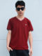 Pure cotton short-sleeved T-shirt men's V-neck 2025 new fat man half-sleeve trendy loose fat man large size thin T-shirt