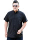 Summer Plus-Size Business Men's Short-Sleeve Shirt, Loose Fit Ice Silk Shirt for Big and Tall Men, Wrinkle-Free Trendy Shirt