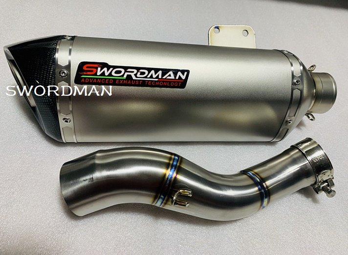 For BMW F900R modified exhaust F900R XR titanium alloy R modified SC tube AR exhaust titanium segment