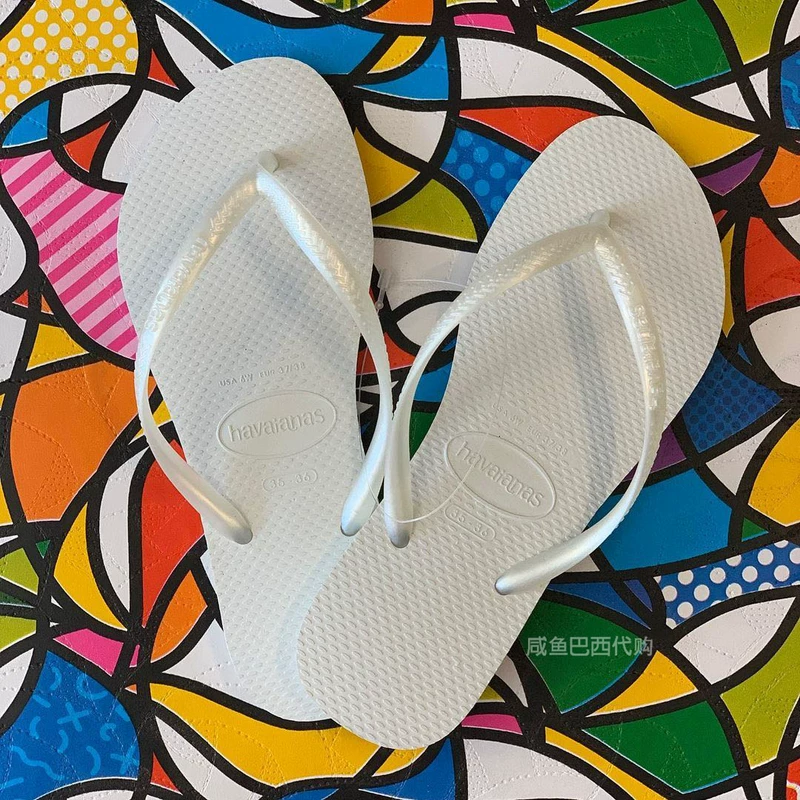 Сланцы Havaianas, летние резиновые нескользящие шлепанцы