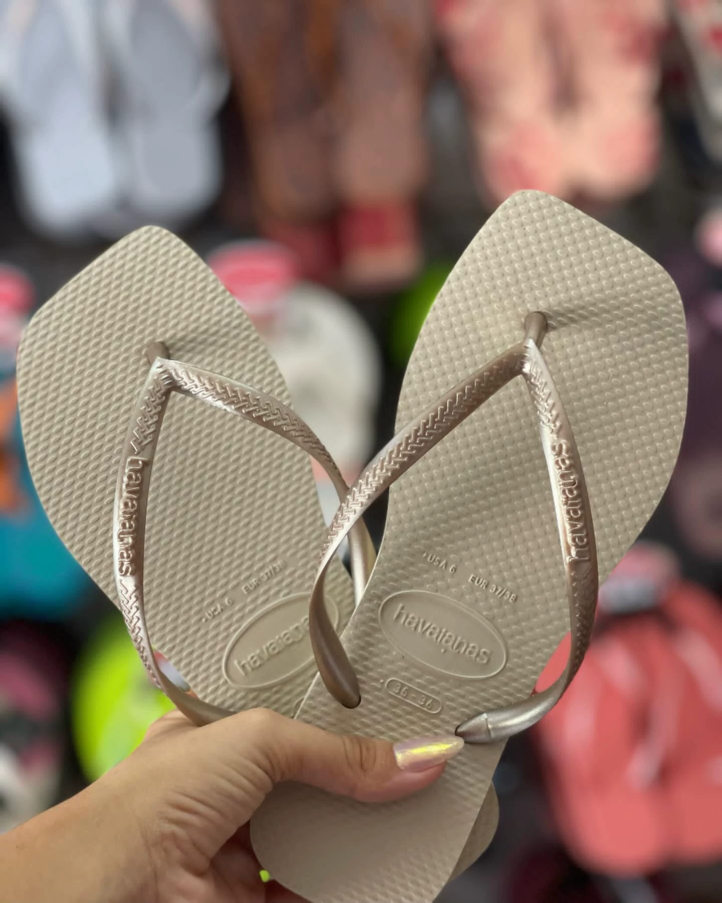 Шлепанцы Havaianas Havana Square Cube, женские летние из натуральной резины, антискольжение, Бразилия