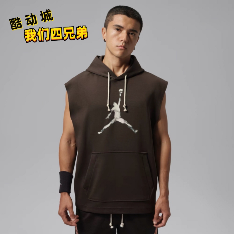Nike/Nike Men's Breathable Sports Casual Sleeveless Pullover Sweatshirt Iq7265-220-029 Nike/Nike Men's Breathable Sports Casual Sleeveless Pullover Sweatshirt Iq7265-220-029