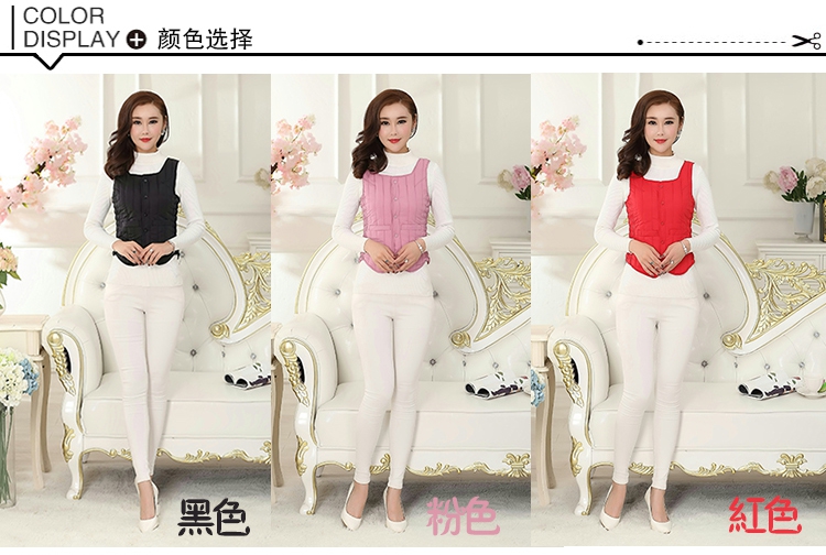 [Đặc biệt hàng ngày] quý cô xuống vest cotton Slim đồ lót ấm thời trang Phụ nữ trẻ nhỏ mặc vest thoi trang cong so