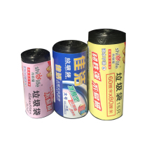 Shangli House Garbage Bag Household Portable Thick Medium Large Black Breakpoint Disposable Kitchen Plastic Bag