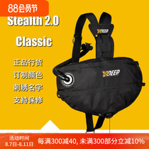 XDEEP Stealth2 0 Classic side hanging back flying technical diving can embroider names and colors