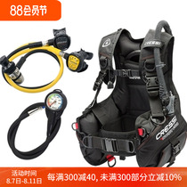 CRESSI START PRO Diving BCD Buoyancy Vest AC2 Breathing Regulator Residual Pressure Gauge Scuba Suit