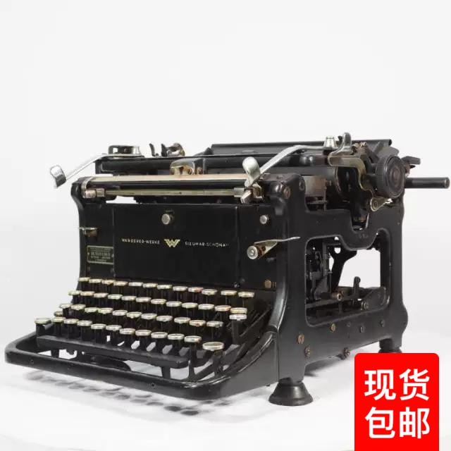 1940s German antique horse brand Continental vintage mechanical english typewriter functioning normally