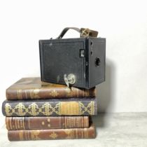 1935 American antique Kodak Brownie cassette film camera old item 8-inch shutter ok