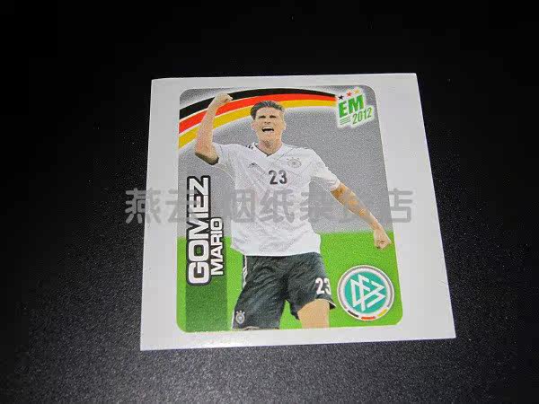 2012 European Cup German national team Bayern Stuttgart Malio Gomez sticker spot