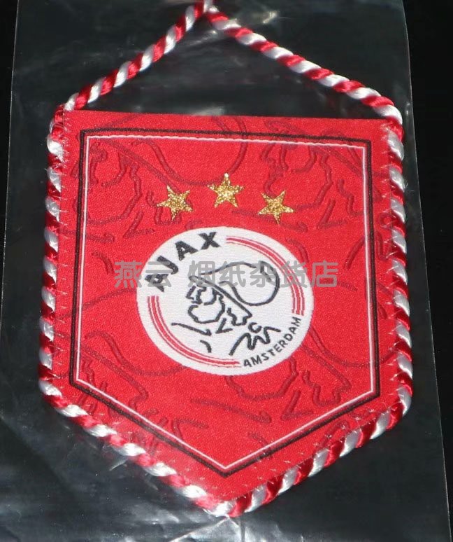 Dutch Football Club Ho Chia Ajax Ajax Official Embroidery Squad Banner 10x8cm Spot
