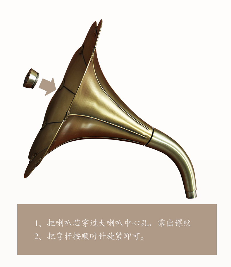 đầu đĩa than kenwood	 Tang Yun mới retro sừng Trung Quốc cổ điển kỷ lục 12 inch ghi đĩa lp vinyl ghi âm - Máy hát 	máy nghe nhạc đĩa than victrola