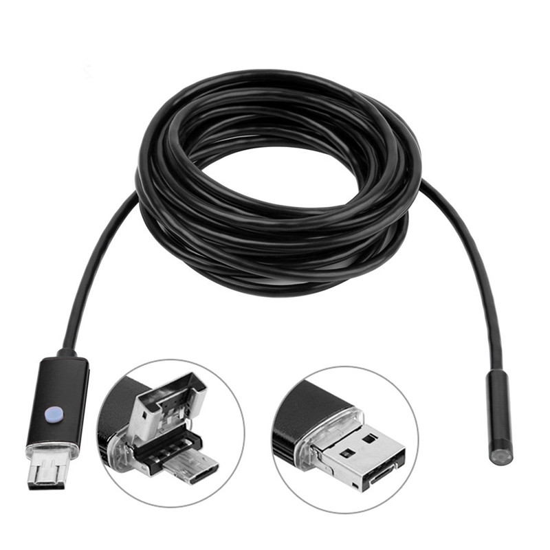 High definition 1.3 million 5 5mm part Android mobile phone computer Universal endoscopic car pipe dental unlock repair
