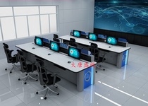 Shenzhen custom-made luxury corner arc monitoring console Dongguan Huizhou Guangxi Hainan console manufacturer direct sales