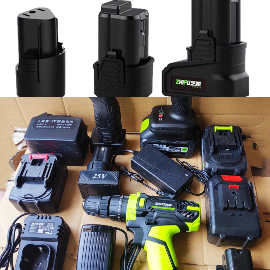 Shibaura electric screwdriver lithium electric drill brushless head original battery charger 12 21 25 16 8v