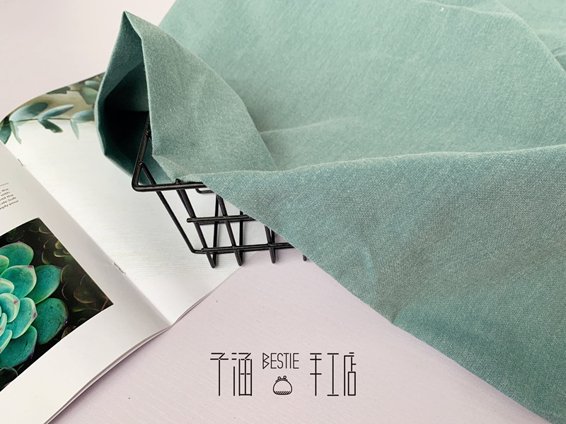 Zihan nhà mới cotton hai màu đồng bằng vải khâu mô hình hoang dã thủ công vải DIY vải thun cotton lạnh