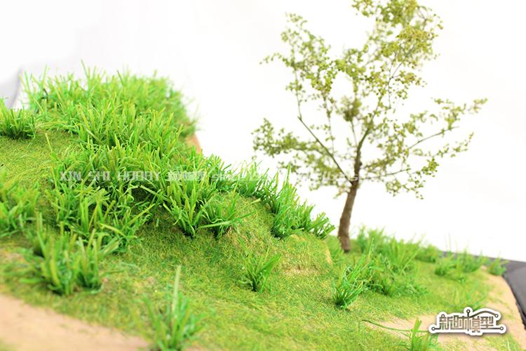 Xinshi Che Renlong Studio 1 35 Mô hình xe lửa tĩnh Hoàn thành đất dốc Taishan và cây cối mô hình xe đầu kéo