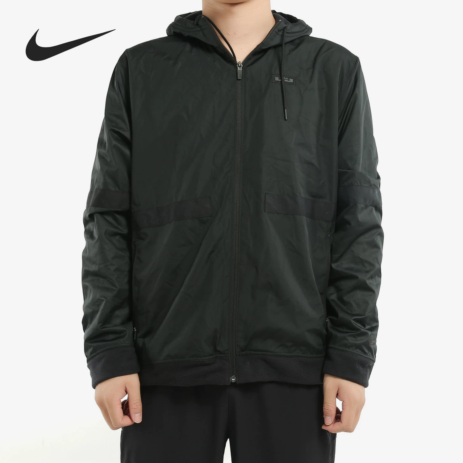 Nike / Nike chính hãng 2020 mùa xuân và mùa thu mới dành cho nam giới thể thao giản dị áo khoác len có mũ trùm đầu 927220 - Áo khoác thể thao / áo khoác