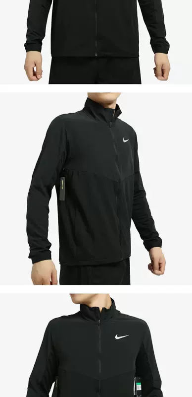 Nike / Nike chính hãng mùa hè 2020 mới cho nam giới thể thao và giải trí áo khoác chạy bộ cổ đứng CD4788 - Áo khoác thể thao / áo khoác