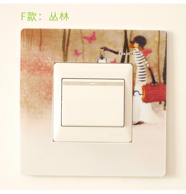 Pvc dùng một lần cứng nhắc nhựa switch erasable dán chuyển bộ công tắc nắp bảo vệ công tắc tay áo jacket tường một công tắc đánh lửa - Bảo vệ bụi vỏ bọc máy giặt cửa trên 9kg