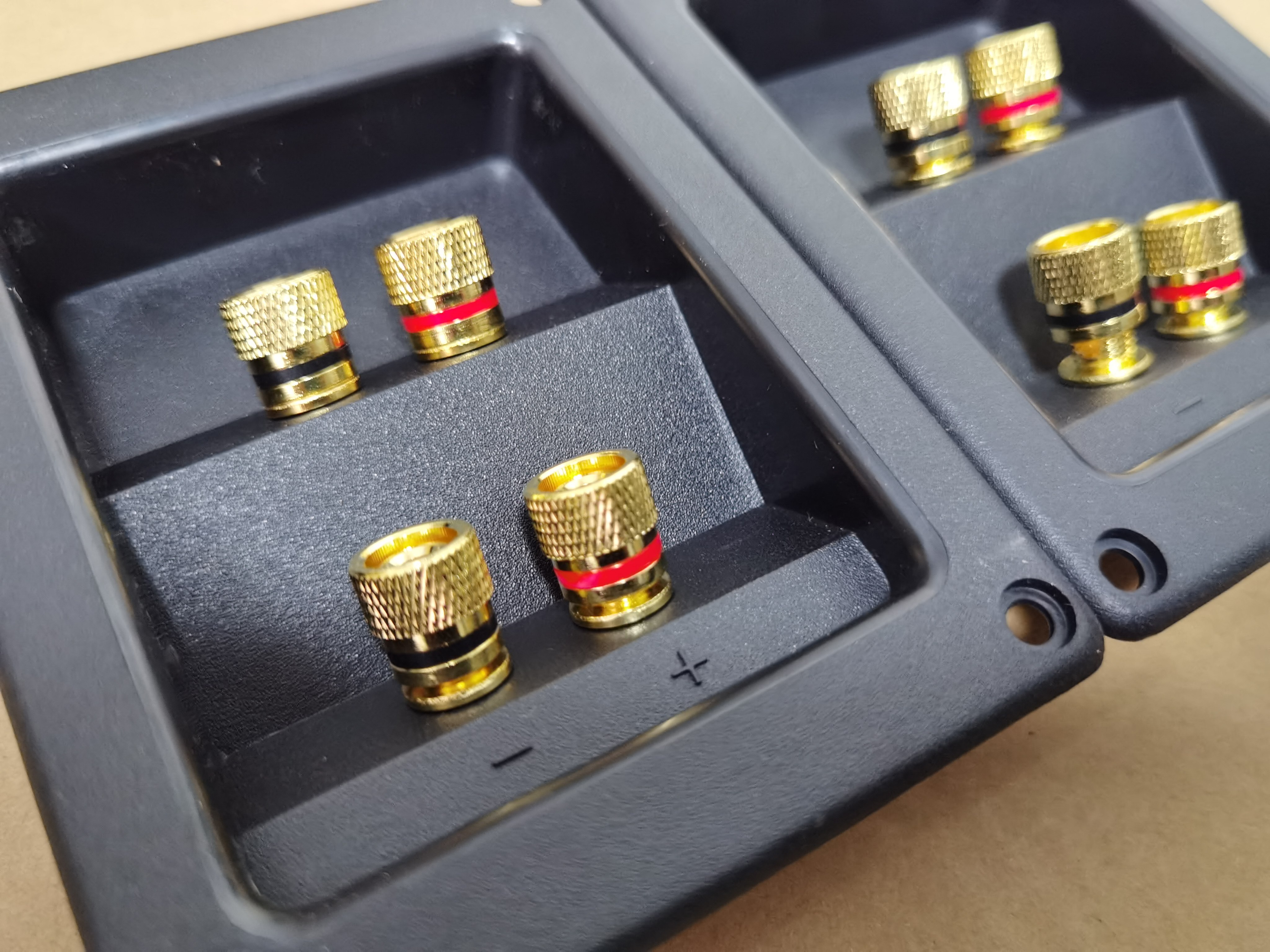 Electronic frequency dividing speaker special junction box copper no connection sheet 5 5 inch electronic frequency division kit drawing matching