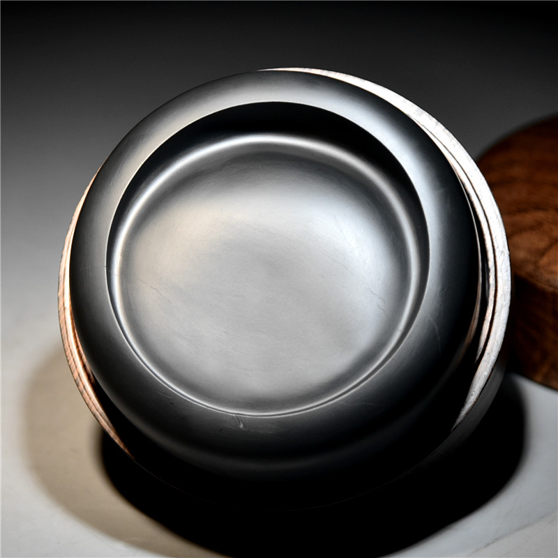 Boutique Old Pit-Ink Stone Inkstone Sun Moon Tonghui Ink Stone Original Stone Dragon Tail End Ink Stone Ink Stone Ink Stone end Ink Stone's Precious Price Treasure of Ramadan Room