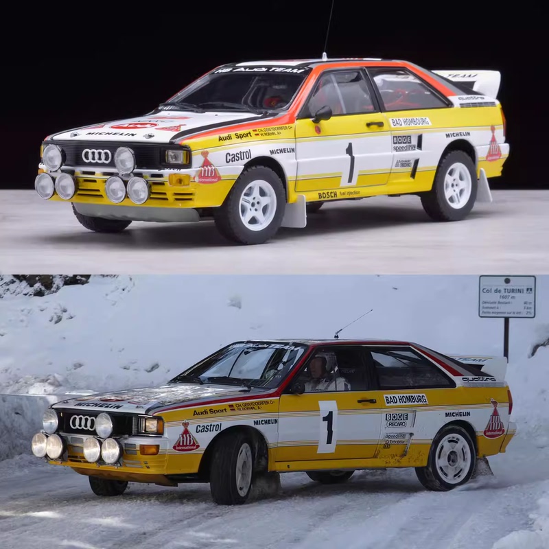 1:18 Sunstar Audi Quattro A2 Wrc Rally Car Alloy Car Model