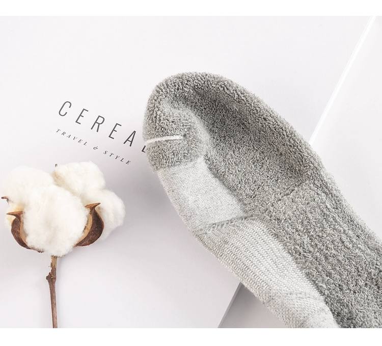 Vớ nam terry thể thao chuyên nghiệp vớ ngắn vớ dưới bóng rổ vớ nam đáy dày chạy vớ vớ cotton