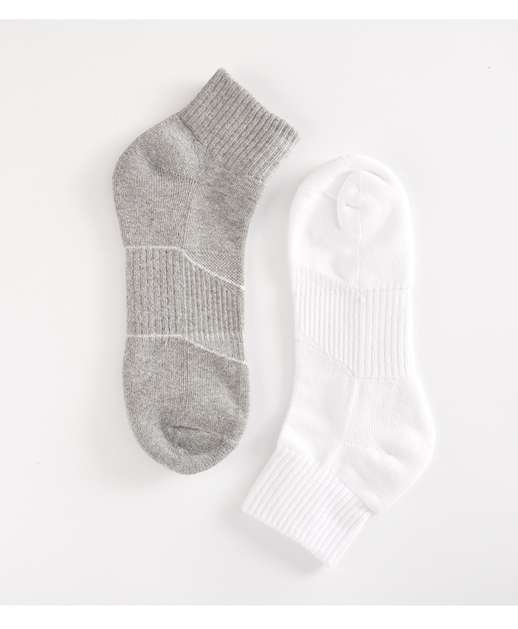 Vớ nam terry thể thao chuyên nghiệp vớ ngắn vớ dưới bóng rổ vớ nam đáy dày chạy vớ vớ cotton vớ trắng