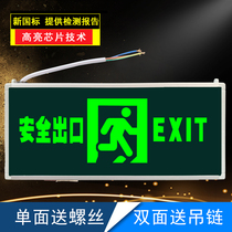 Safe Exit Evacuation Indicator Lights Safe Passage Signs Led Plug-in Electric Sign Lights Escape Emergency Lights
