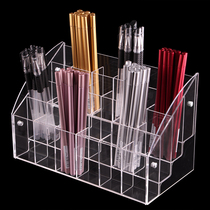 Acrylic grid cosmetics display rack pen holder lipstick rack jewelry rack Makeup Eyebrow Pencil storage rack