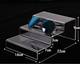 Acrylic display trapezoidal multi-layer free shipping rack