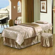 Châu Âu cấp mỹ phẩm bedspread denim Generic 80 bông gia đình rộng lớn của bốn là trong vẻ đẹp tiệm khăn trải giường - Trang bị tấm