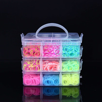 Woven rubber band Rainbow Loom diy children handmade toy 4500 rubber band set girl gift