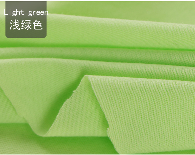 Tinh khiết bông t-shirt đơn jersey vải dệt kim mùa xuân gần gũi và phần mỏng của lớp A vải trơn giường bé - Vải vải tự làm vai thô
