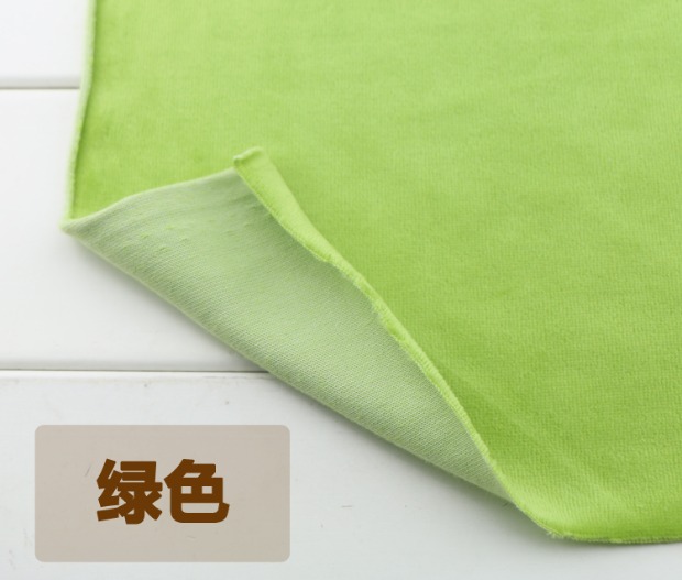 Cotton vải nhung hữu cơ vải Cotton dệt kim trẻ em quần áo búp bê vải DIY handmade chất liệu flannel vải cotton trắng