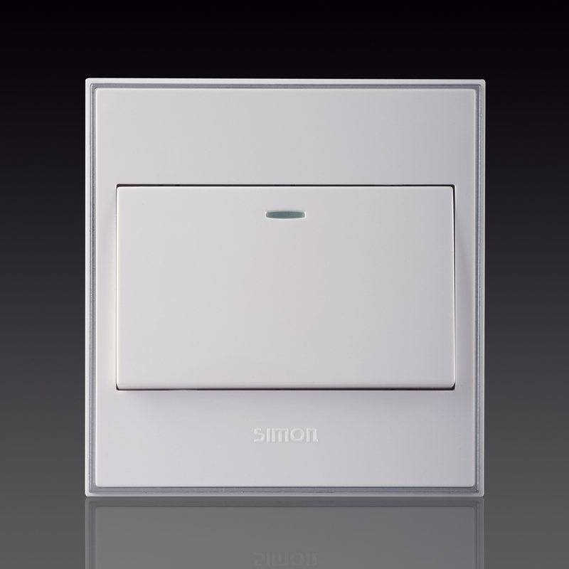 Simon Switch Socket Simon Switch 56 Series Elegant White Three-Way Single 16A Three-Hole Socket for Computer, Tv, and Internet Use Simon Switch Socket Simon Switch 56 Series Elegant White Three-Way Single 16A Three-Hole Socket for Computer, Tv, and Internet Use